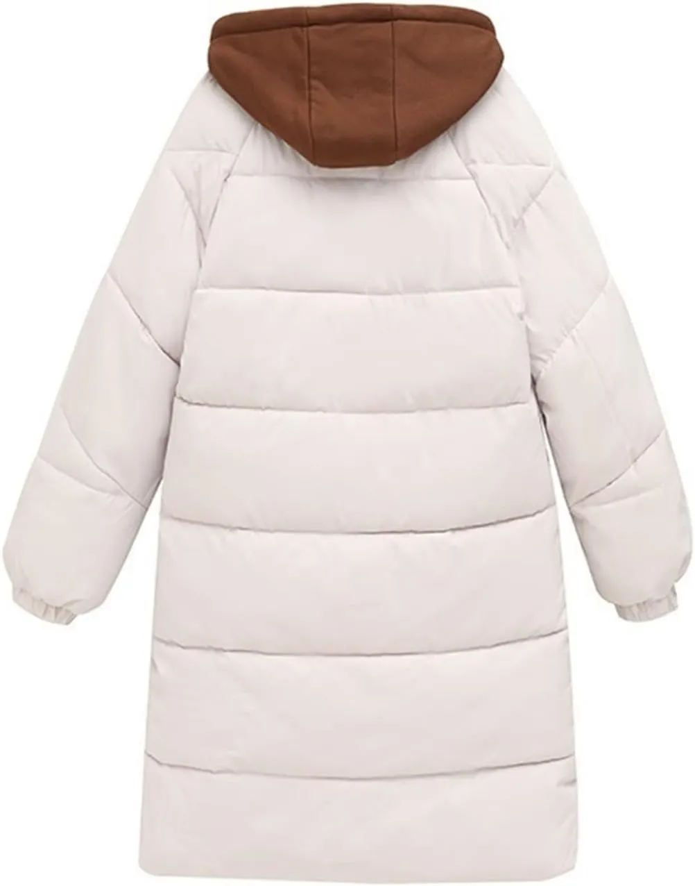 AYGJKIE Women's Winter Jacket, Long Quilted Jacket, Warm Lined Winter Coat, Winter Outdoor Jacket, Down Jacket, Cotton