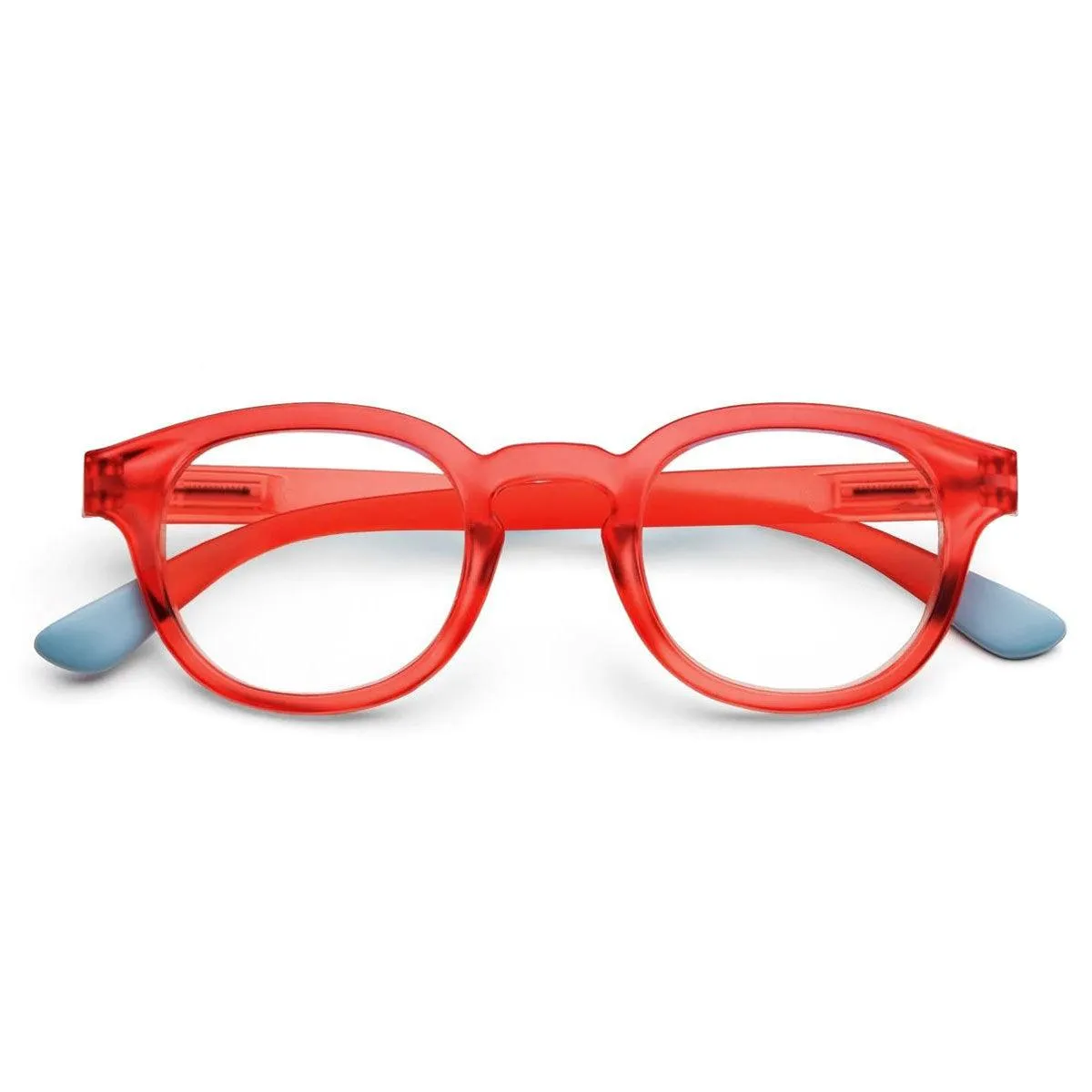 B D Unisex Eyeglasses - Digital Screen Full Rim, Matte Red | 2285-14