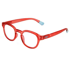 B D Unisex Eyeglasses - Digital Screen Full Rim, Matte Red | 2285-14