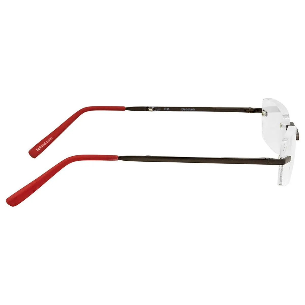 B D Unisex Eyeglasses - Folding Readers  1.50, Matt Grey/Red | 2244-92-15