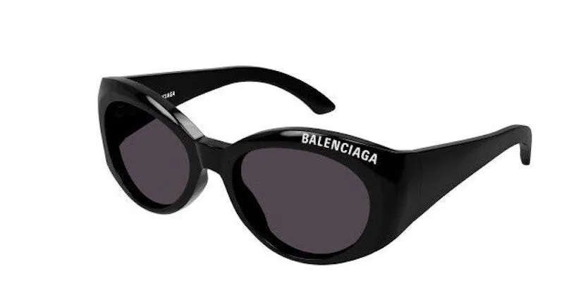 Balenciaga Oval Sunglasses Black/Grey