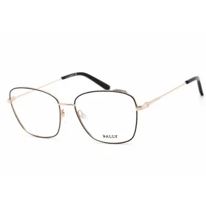 Bally Women's Eyeglasses - Bordeaux Metal Full Rim Frame Clear Demo Lens | BY5021 071