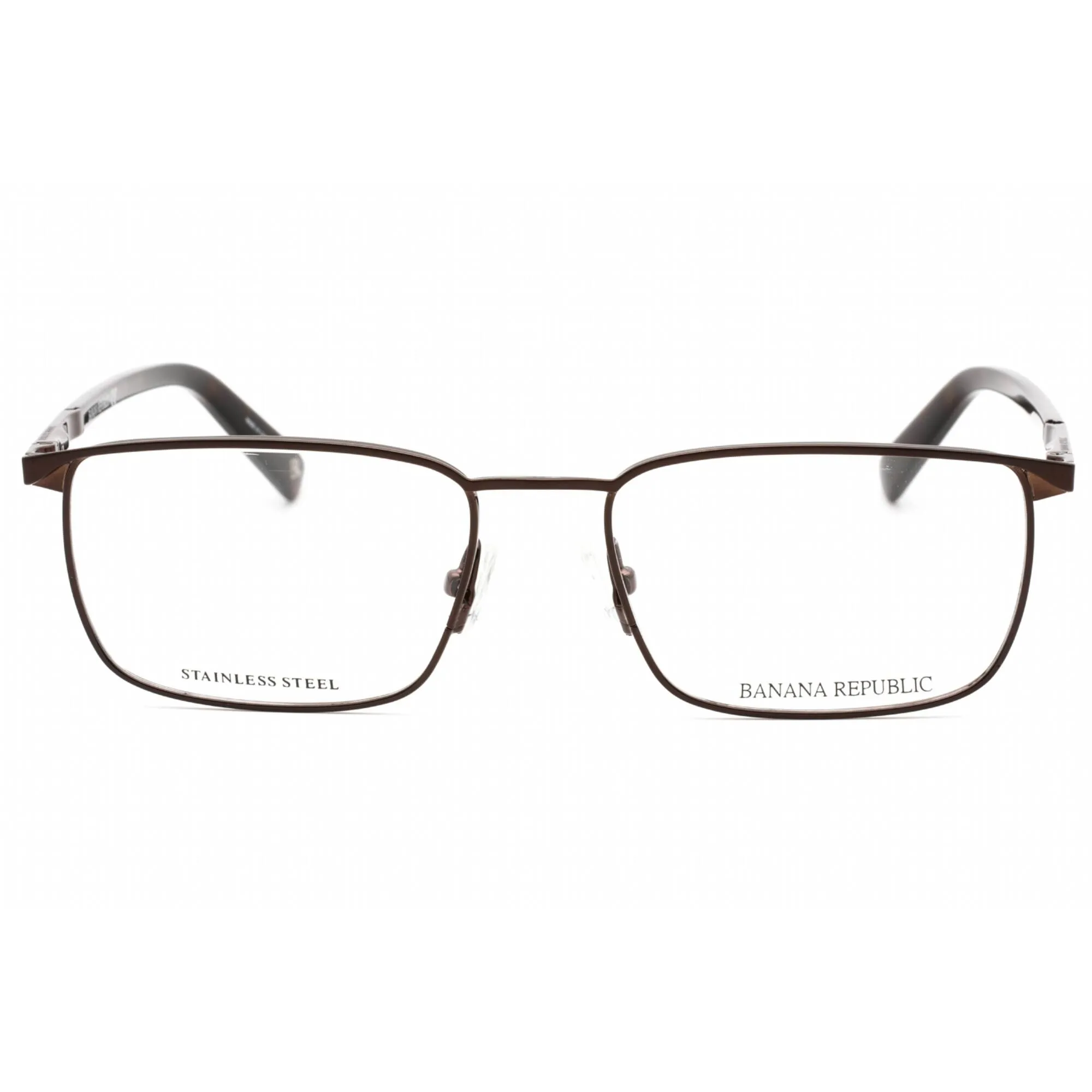 Banana Republic Men's Eyeglasses - Matte Brown Rectangular Frame | BR 103 04IN 00