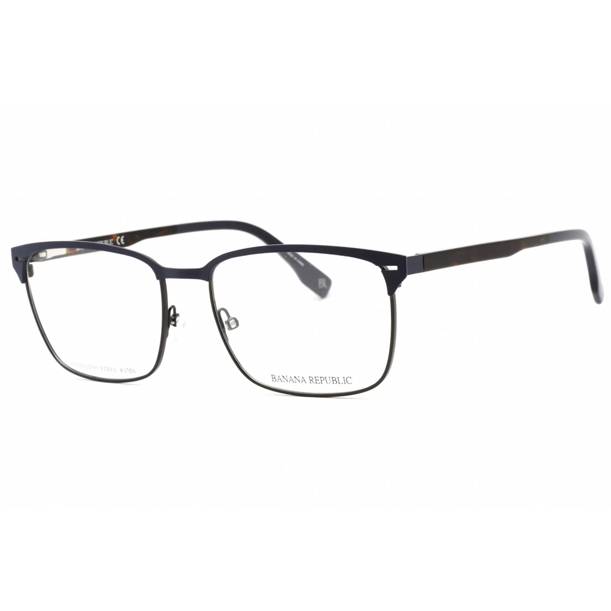 Banana Republic Women's Eyeglasses - Matte Blue Ruthenium Metal Frame | ENZO 0KU0 00