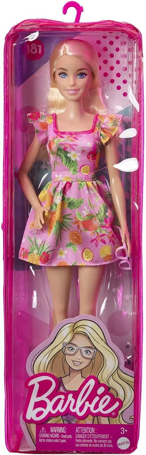Barbie Fashionistas Doll - Fruit Print Dress HBV15