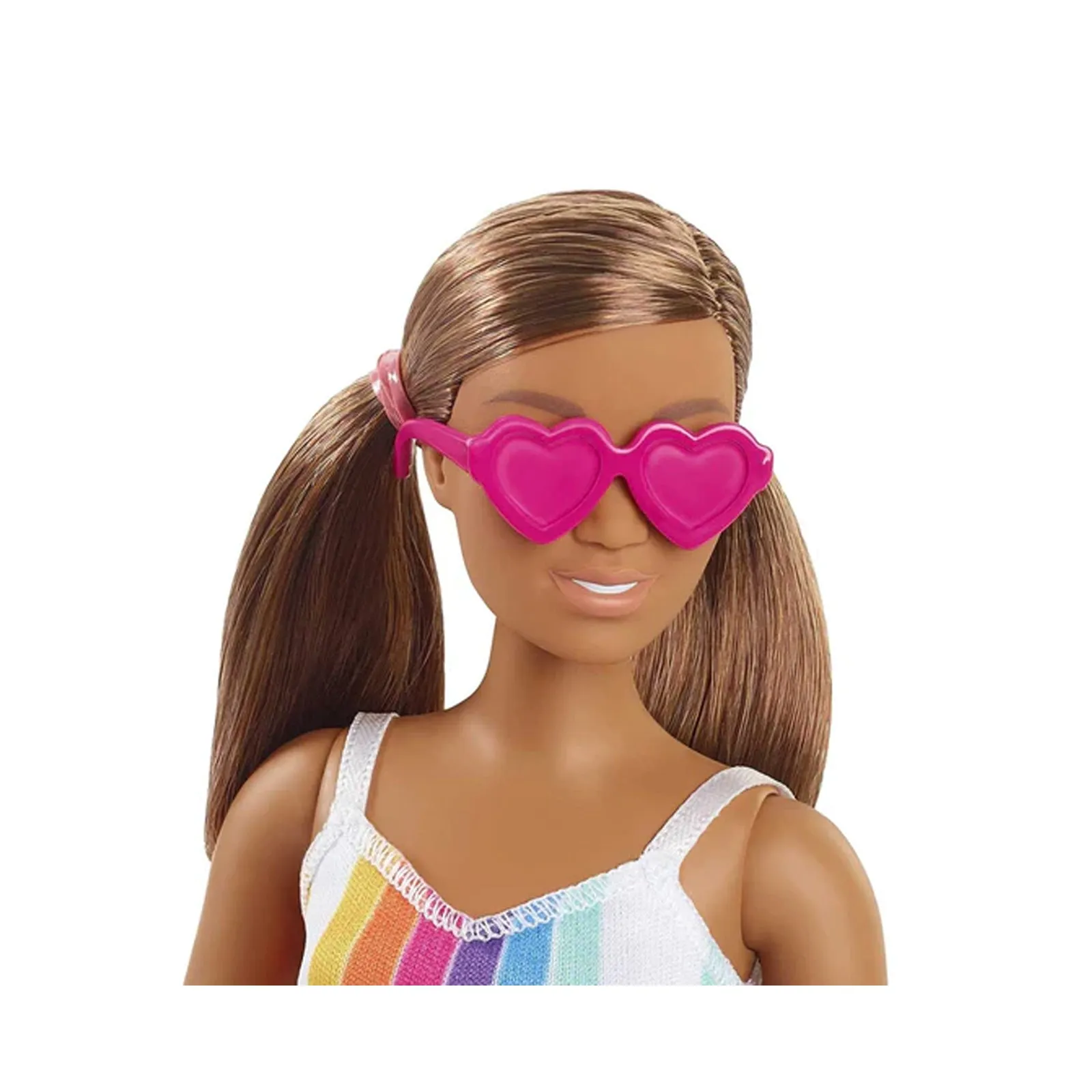 Barbie Loves The Ocean Doll With Rainbow Striped Dress