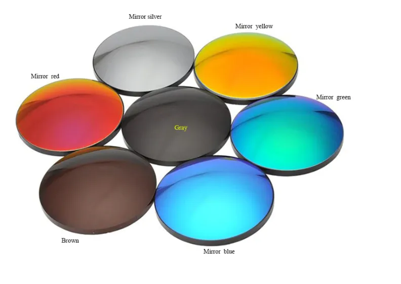 BCLEAR 1.56 Index Progressive Polarized Mirrored Sunglass Lenses Color Mirror Silver