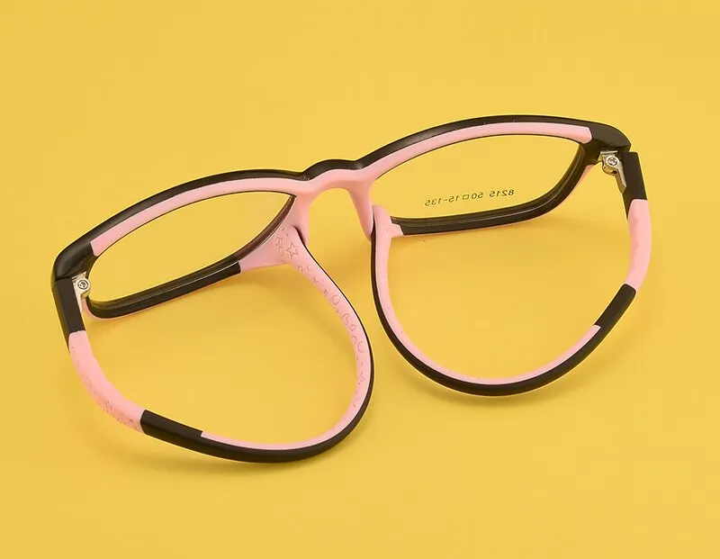 Bclear Children's Full Rim Oval Tr 90 Titanium Frame Eyeglasses 8215