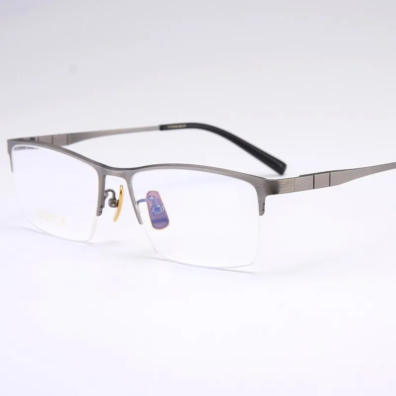 Bclear Men's Full Rim Square Titanium Eyeglasses My91077
