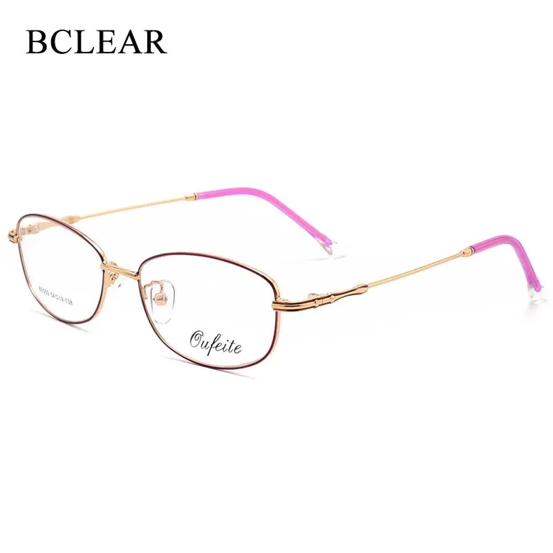 Bclear Women's Eyeglasses Alloy Oval Sc050