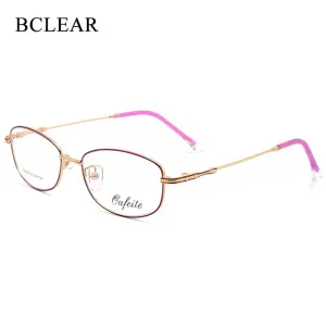 Bclear Women's Eyeglasses Alloy Oval Sc050