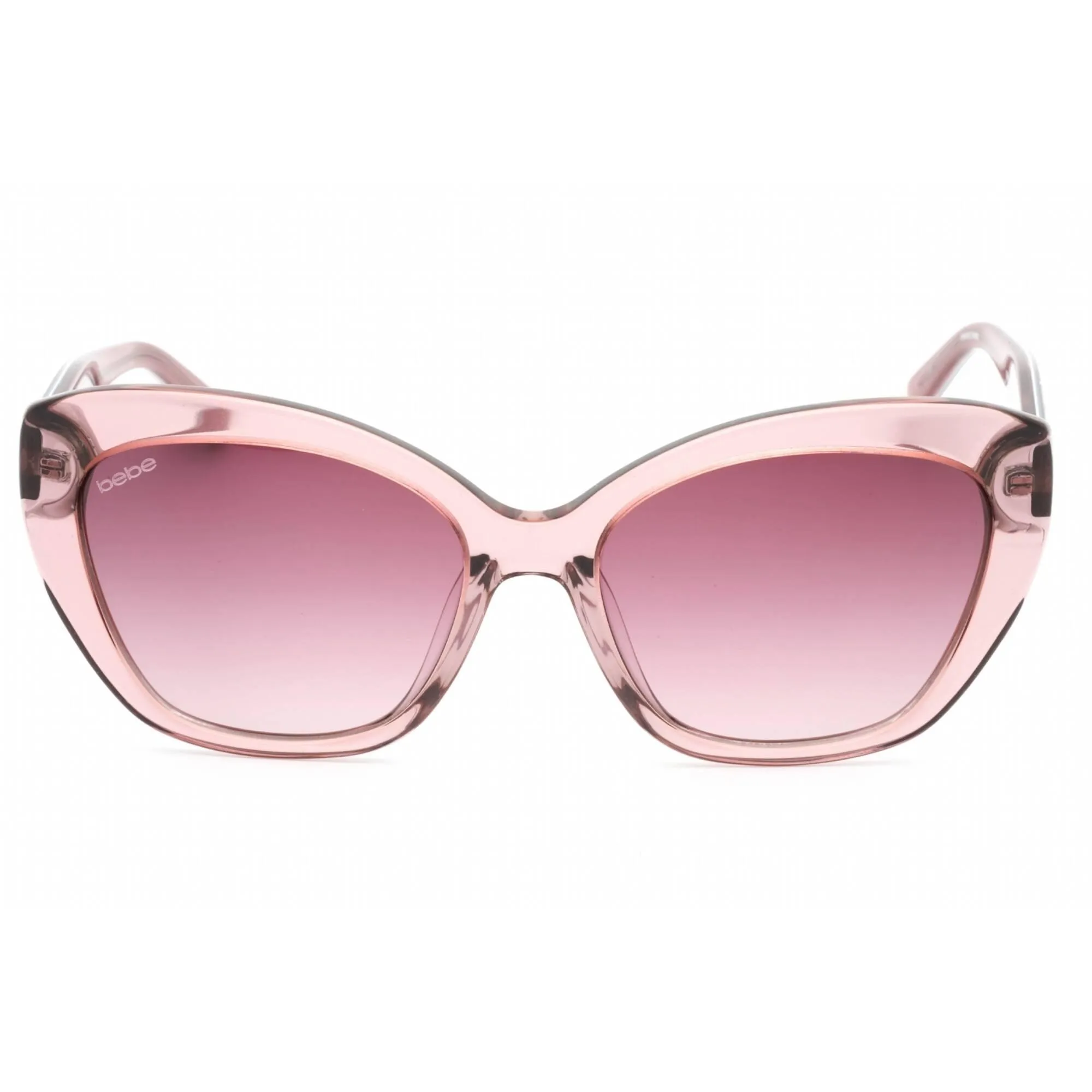 Bebe Women's Sunglasses - Rose Crystal Acetate Full Rim Cat Eye Frame | BB7203 600