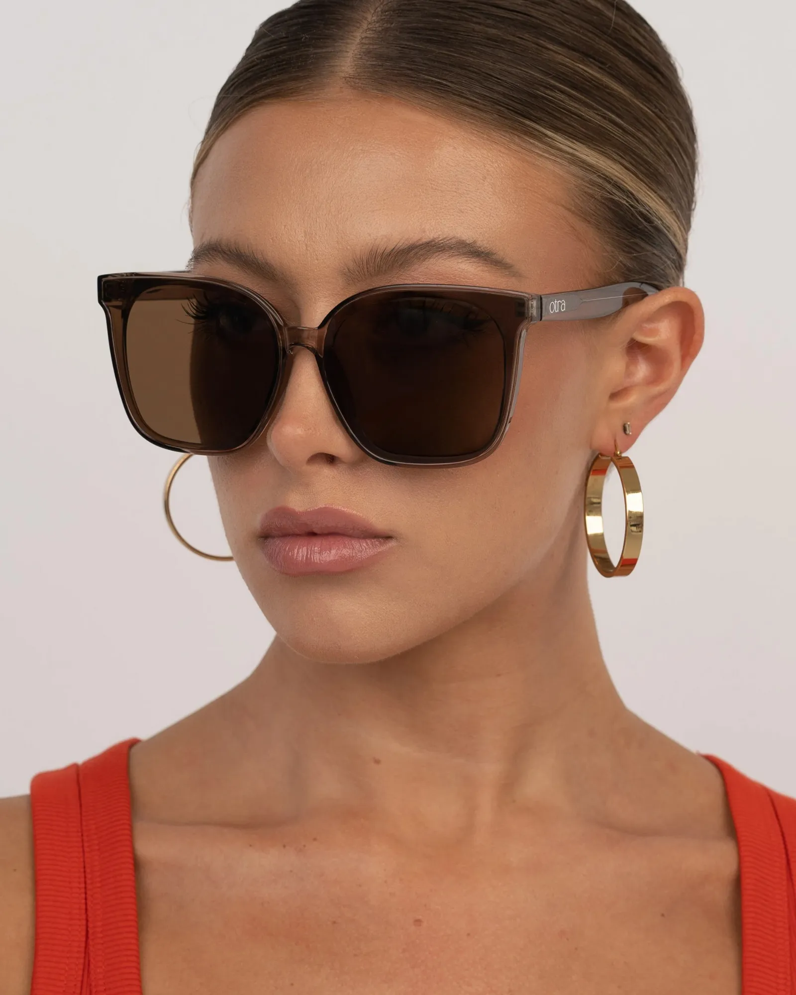 BETTY SUNGLASSES TRANS OLIVE/BROWN
