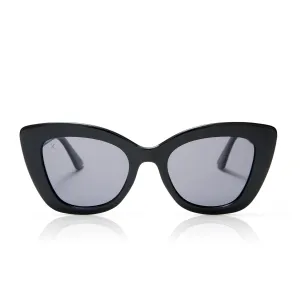 beverly - black   grey sunglasses
