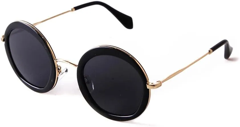 Big Frame Round Glasses Shade Sunglasses Luxury Women Fashion
