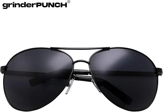 Big XL Wide Frame Extra Large Aviator Sunglasses (Balck)