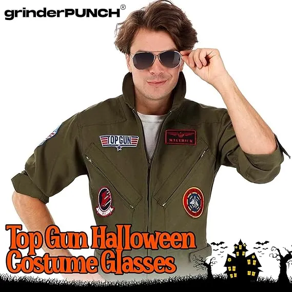 Big XL Wide Frame Extra Large Aviator Sunglasses (Gunmetal)