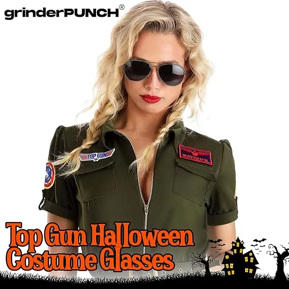 Big XL Wide Frame Extra Large Aviator Sunglasses (Gunmetal)