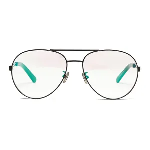 BILLY (Size 53) Unisex Anti-Glare Pilot Aviator Eyeglasses
