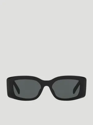 Black Maxi Triomphe Acetate Sunglasses