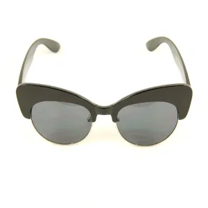 Black Sass Cateye Sunglasses