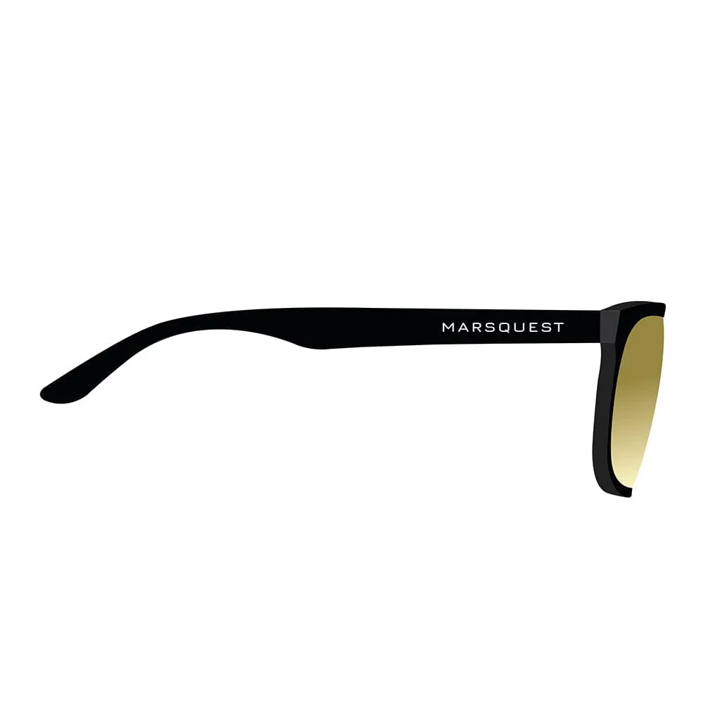 BlackToe x Marsquest Sunglasses - Carbon Black & Gold