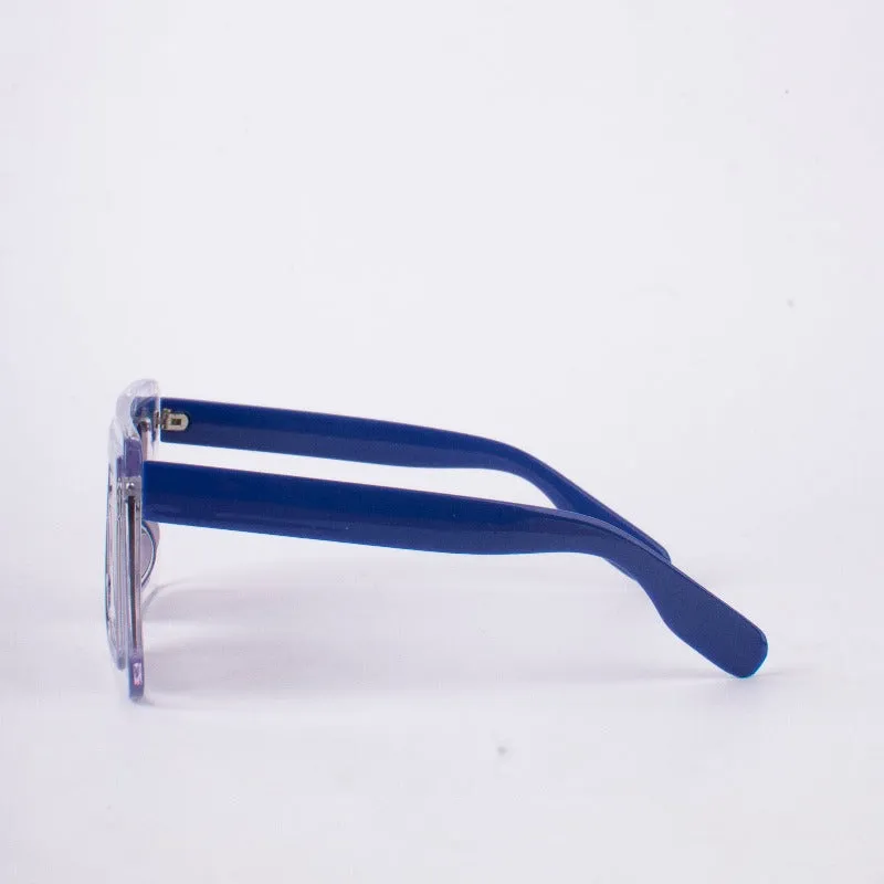 Blissful Blue Kids Oversized Wonder Shades