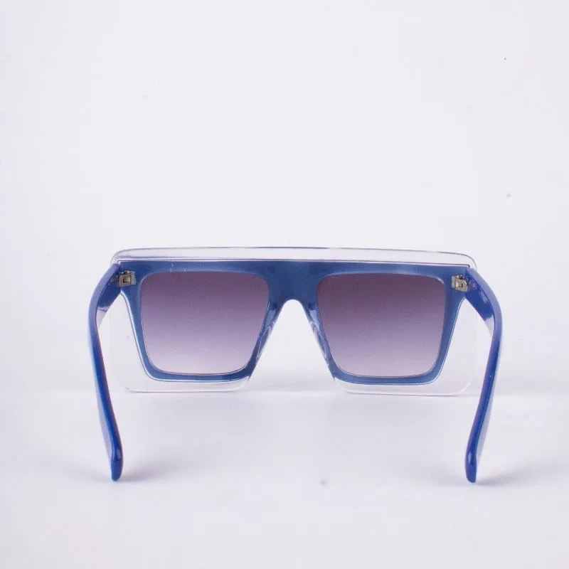 Blissful Blue Kids Oversized Wonder Shades