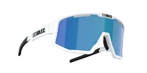 Bliz Fusion Sunglasses Cycling Sports Use White Frame Blue lens