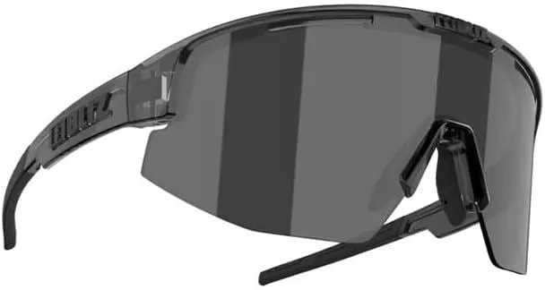 Bliz Matrix Sunglasses Crystal Black Frame Smoke Silver Lens