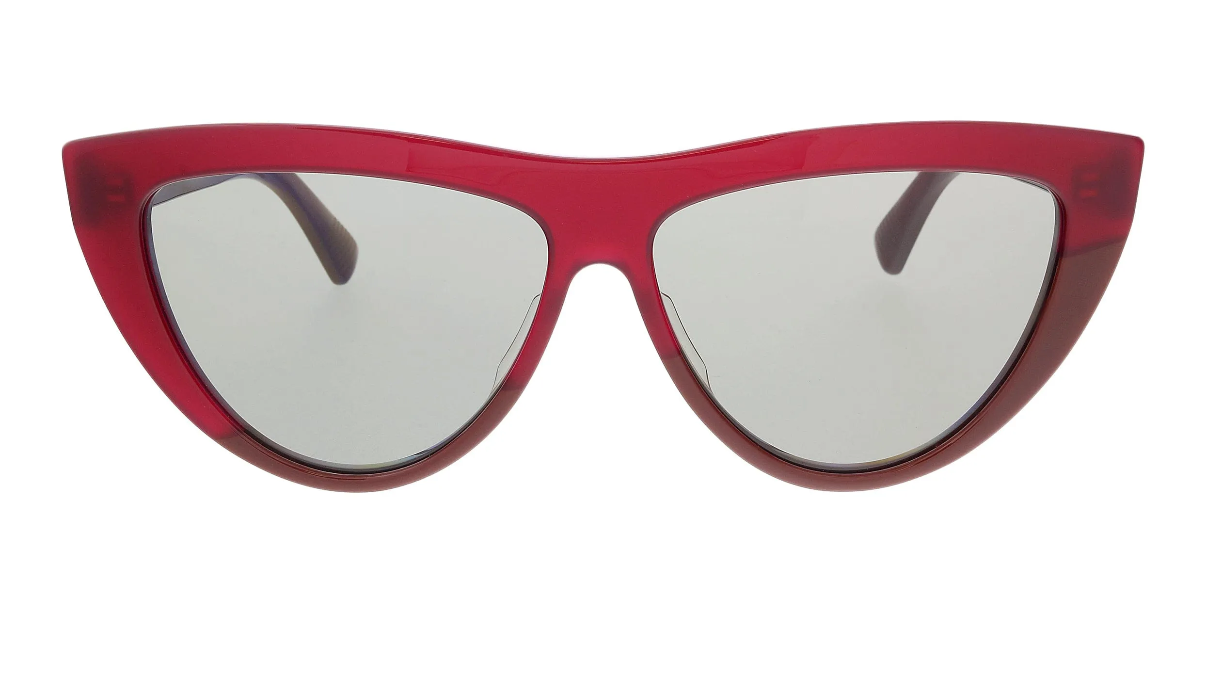 Bottega Veneta BV1018S-008 Red Cateye Sunglasses