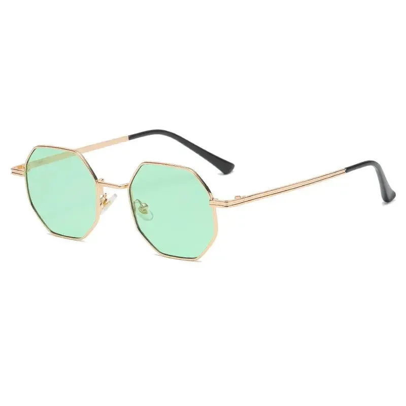 Brand Design 2023 Fashion New Polygonal Metal Sunglasses Retro Ladies Glasses Classic Trend Luxury Driving Travel Eyewear Uv400