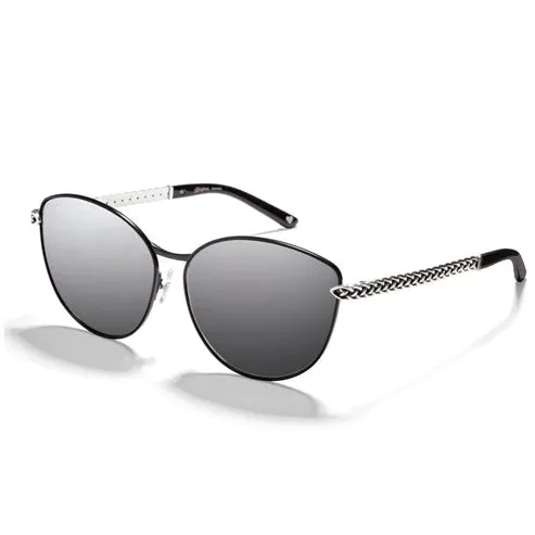 Brighton | Interlok Woven Sunglasses in Black