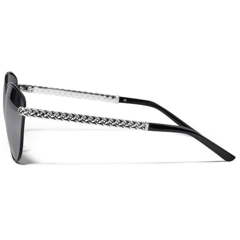 Brighton | Interlok Woven Sunglasses in Black