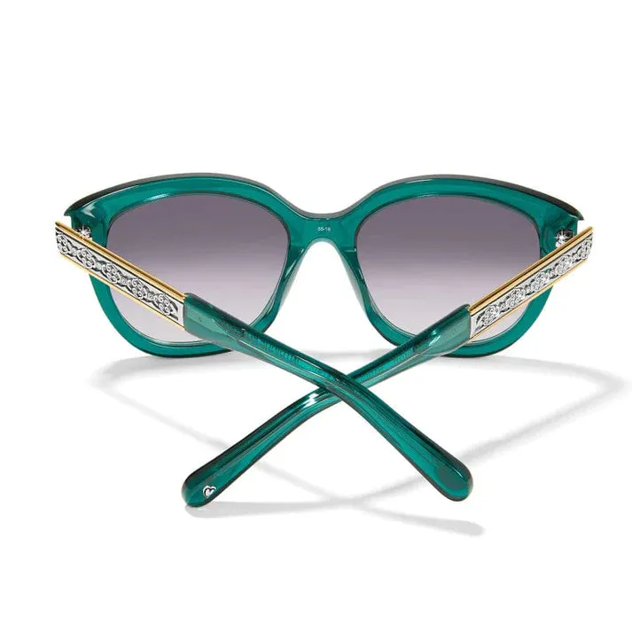 Brighton - Intrigue Emerald Sunglasses