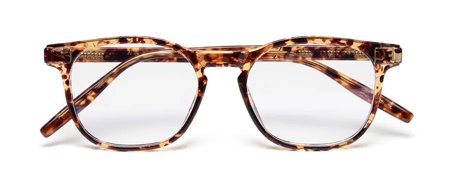 Brown Tortoise Square Spectacle Acetate Frame for Men & Women