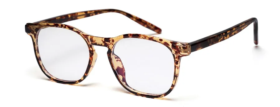 Brown Tortoise Square Spectacle Acetate Frame for Men & Women