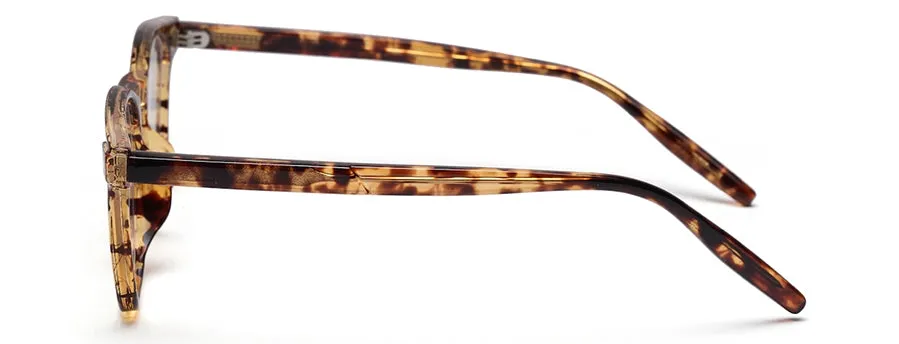Brown Tortoise Square Spectacle Acetate Frame for Men & Women