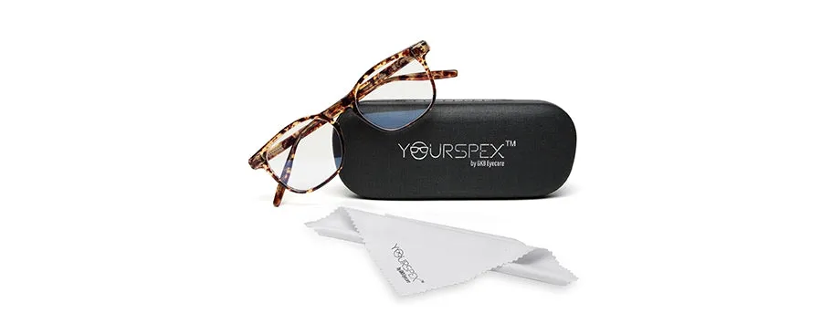 Brown Tortoise Square Spectacle Acetate Frame for Men & Women
