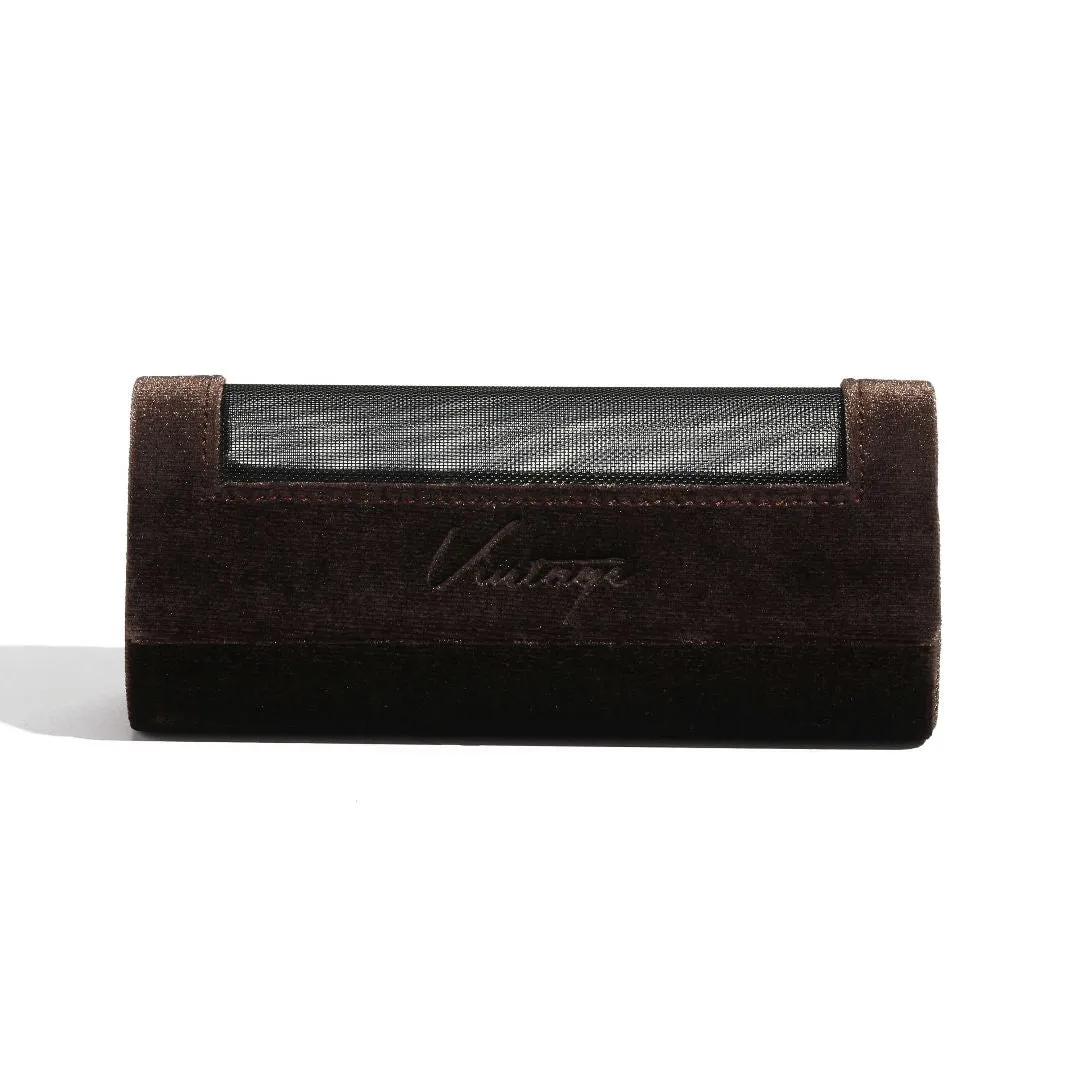 Brown Velvet Netted Case