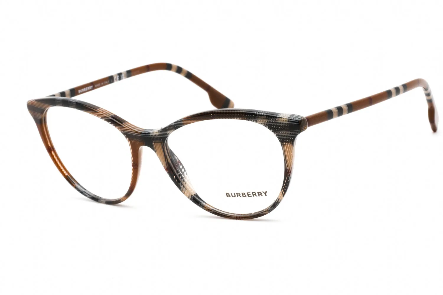Burberry  BE4302F 3710 54 Cat Eye Eyeglasses for Women Brown