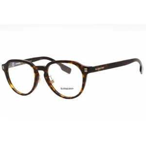 Burberry Men's Eyeglasses - Dark Havana Plastic Full Rim Oval Frame | 0BE2368F 3002