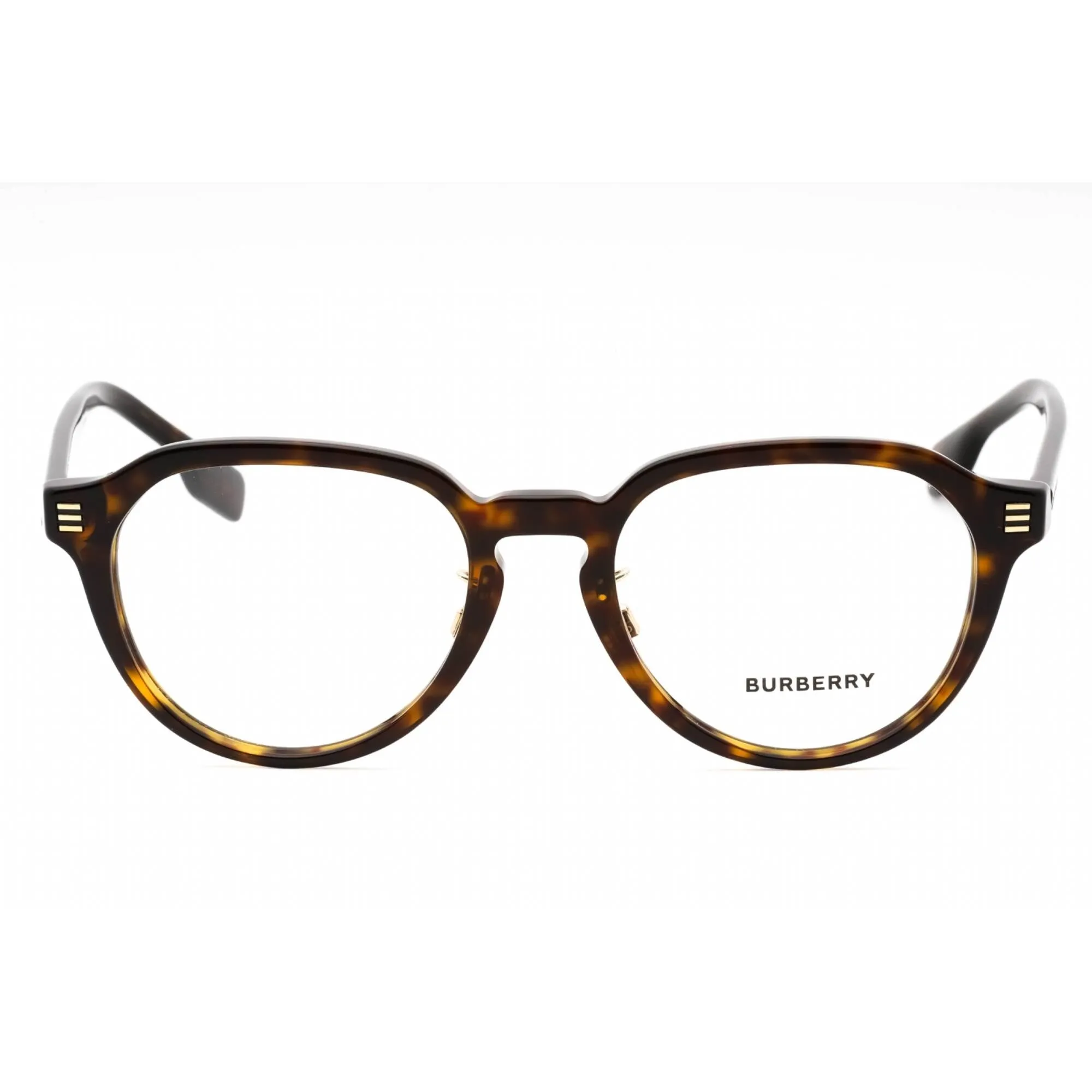 Burberry Men's Eyeglasses - Dark Havana Plastic Full Rim Oval Frame | 0BE2368F 3002