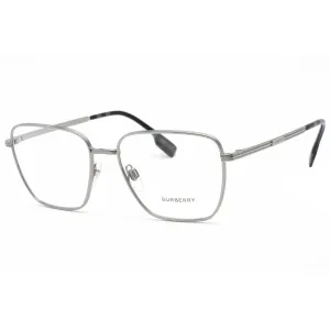 Burberry Men's Eyeglasses - Gunmetal Square Full Rim Metal Frame | 0BE1368 1003