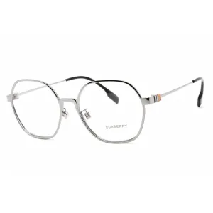 Burberry Unisex Eyeglasses - Full Rim Hexagon Gunmetal Metal Frame | 0BE1379D 1003