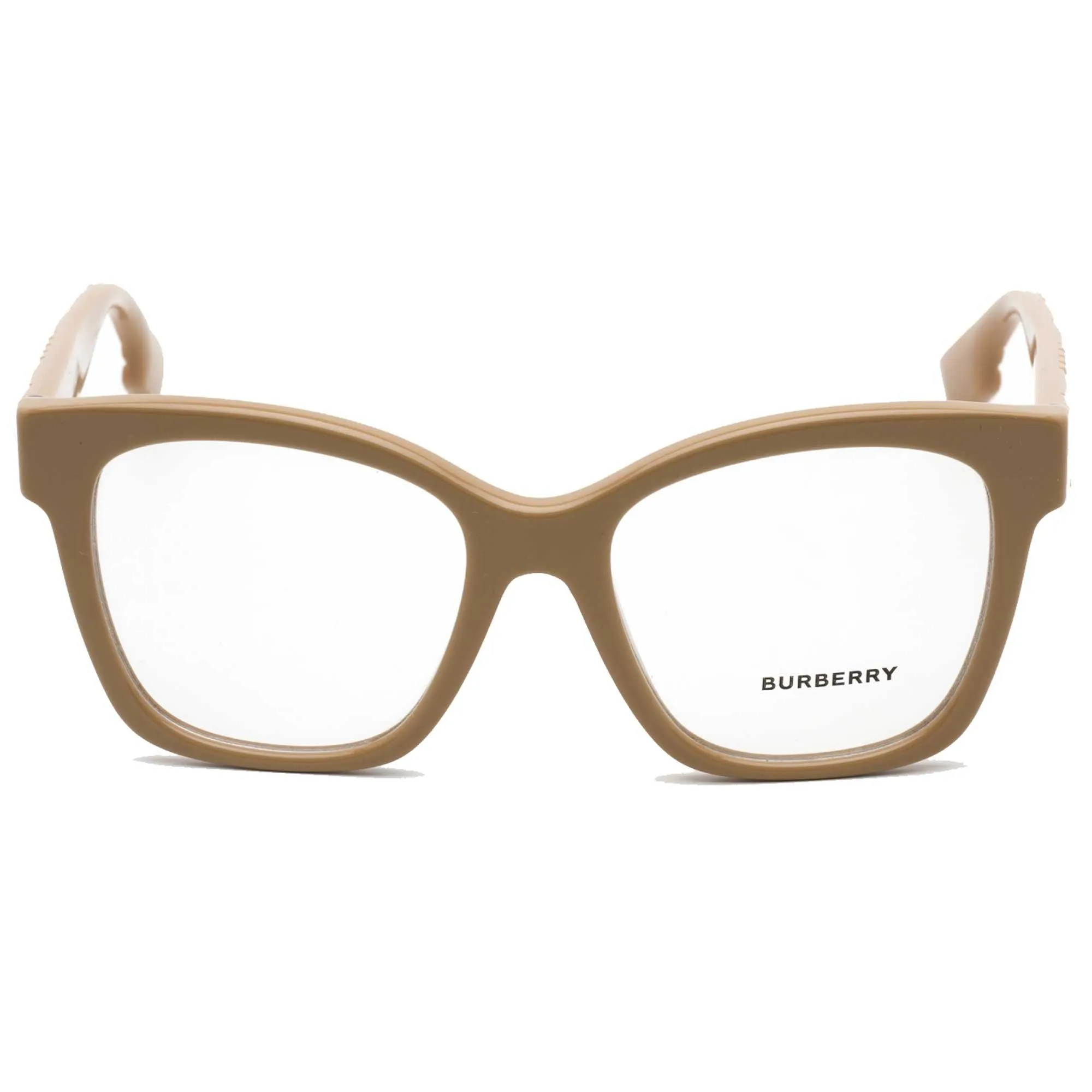 Burberry Women's Eyeglasses - Beige Cat Eye Plastic Frame Clear Lens | BE2363 3990