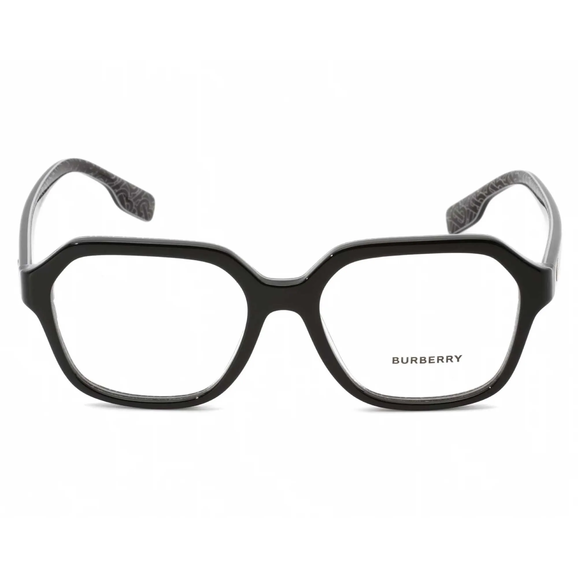 Burberry Women's Eyeglasses - Black Print Crystal Frame Clear Lens | 0BE2358 3977