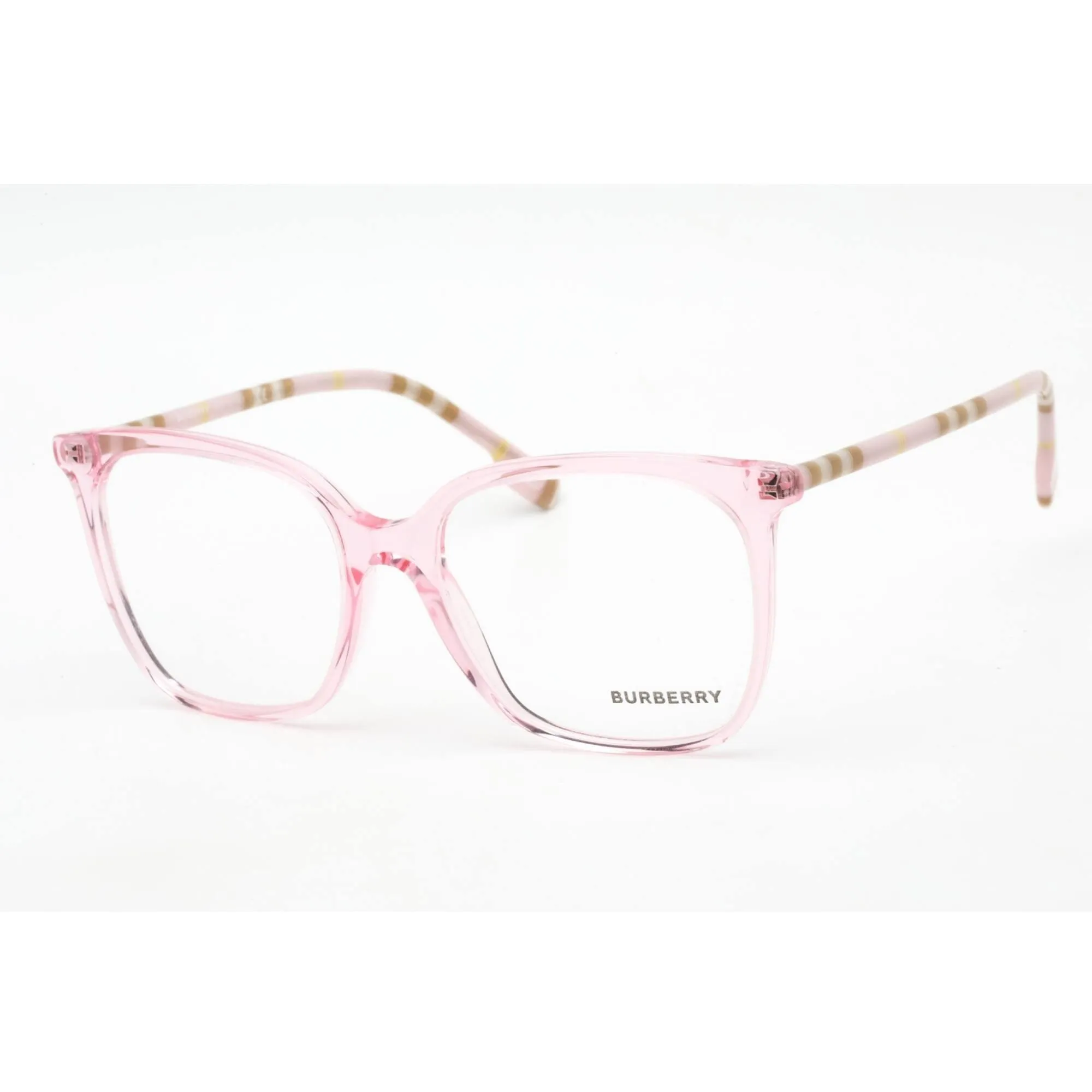 Burberry Women's Eyeglasses - Clear Demo Lens Pink Plastic Square Frame | 0BE2367 4020