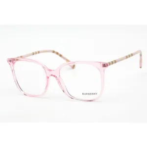Burberry Women's Eyeglasses - Clear Demo Lens Pink Plastic Square Frame | 0BE2367 4020