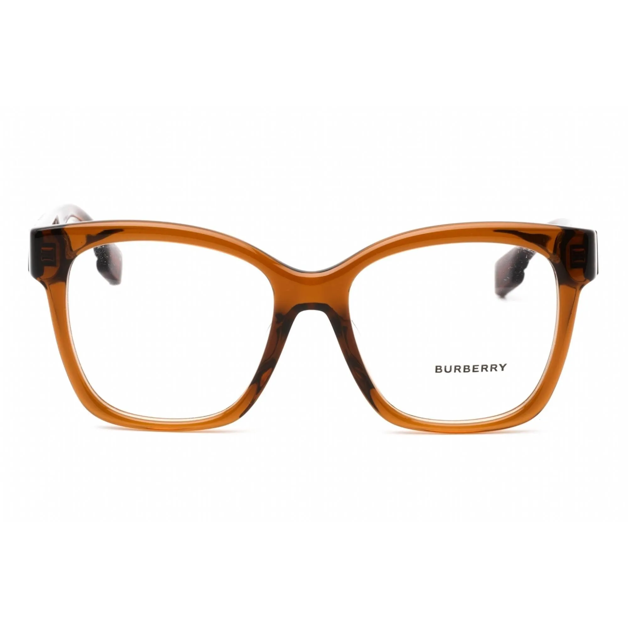 Burberry Women's Eyeglasses - Full Rim Cat Eye Brown Plastic Frame | 0BE2363F 3986